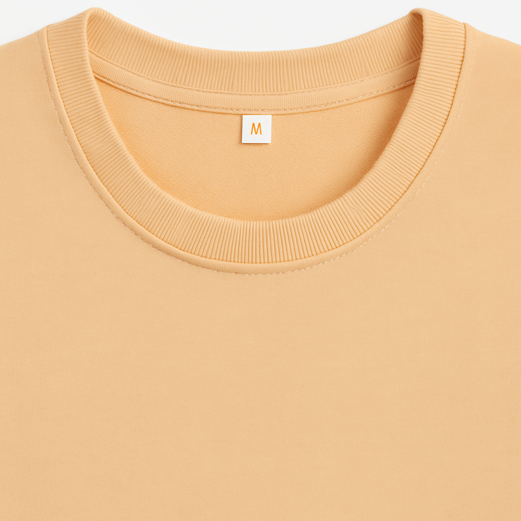PEACH FUZZ OVERSIZED T-SHIRT