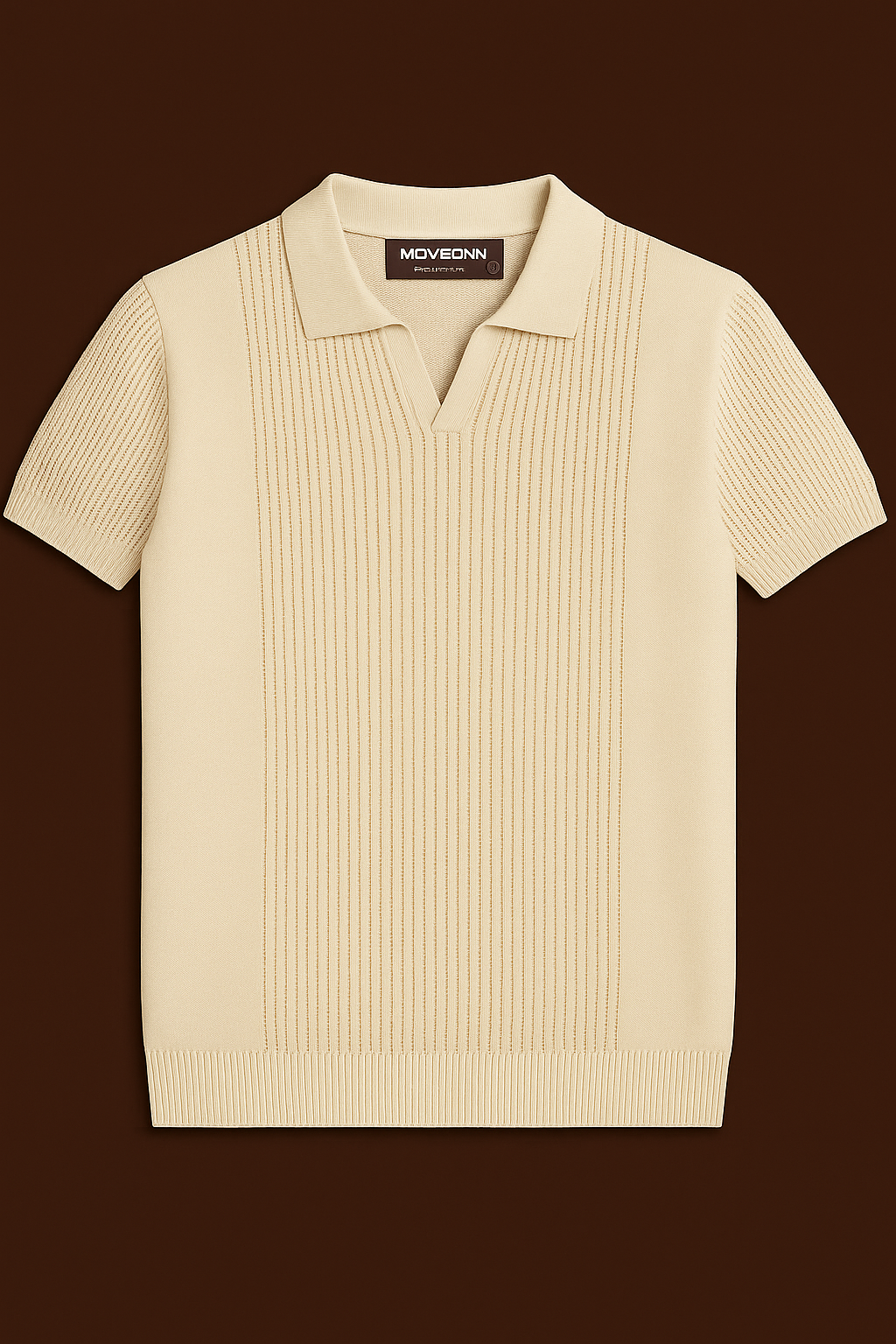 VINTAGE CREAM KNITTED POLO
