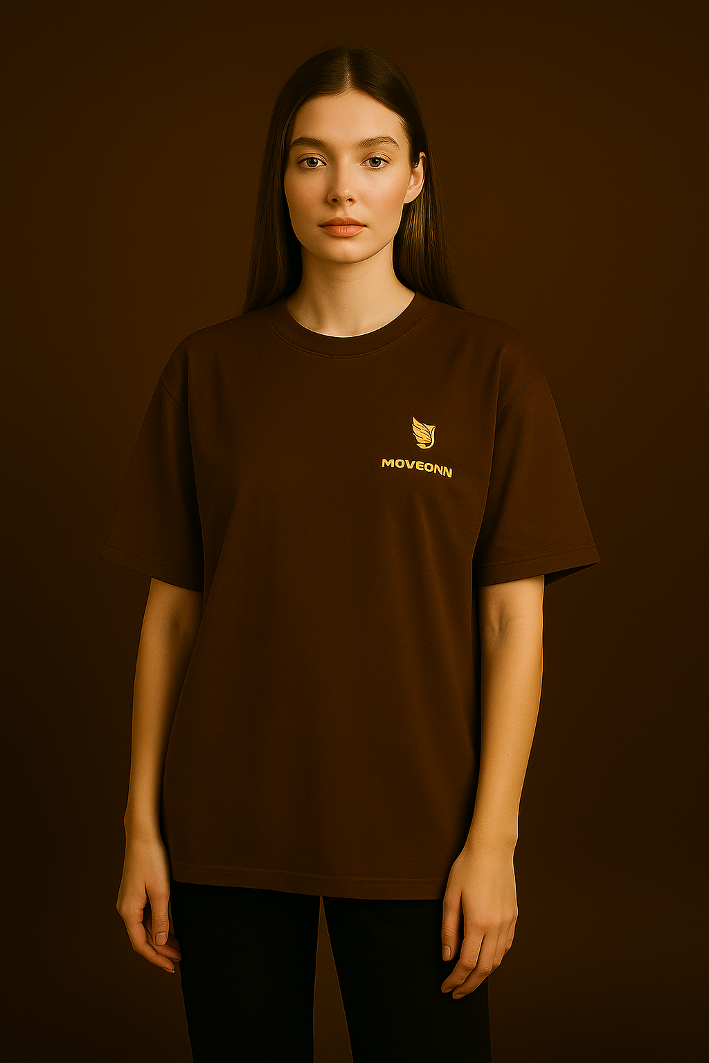 DREAM STATE BROWN OVERSIZED T SHIRT