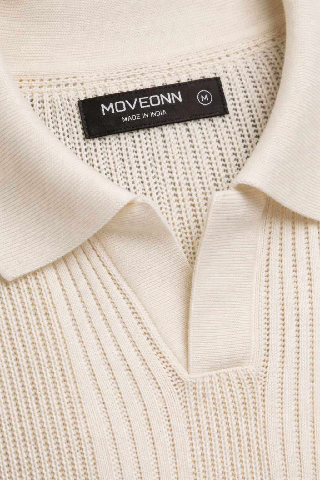 VINTAGE CREAM KNITTED POLO