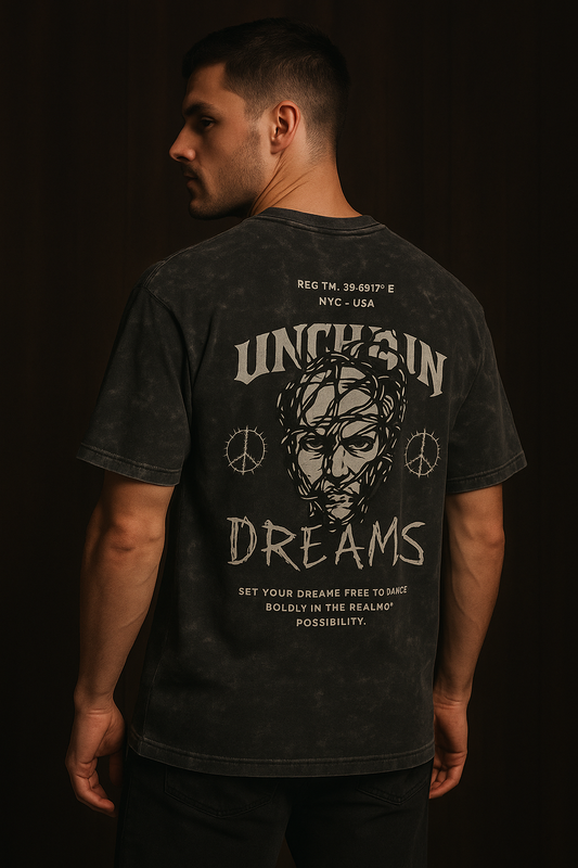 ACID WASH OVERSIZED T SHIRT