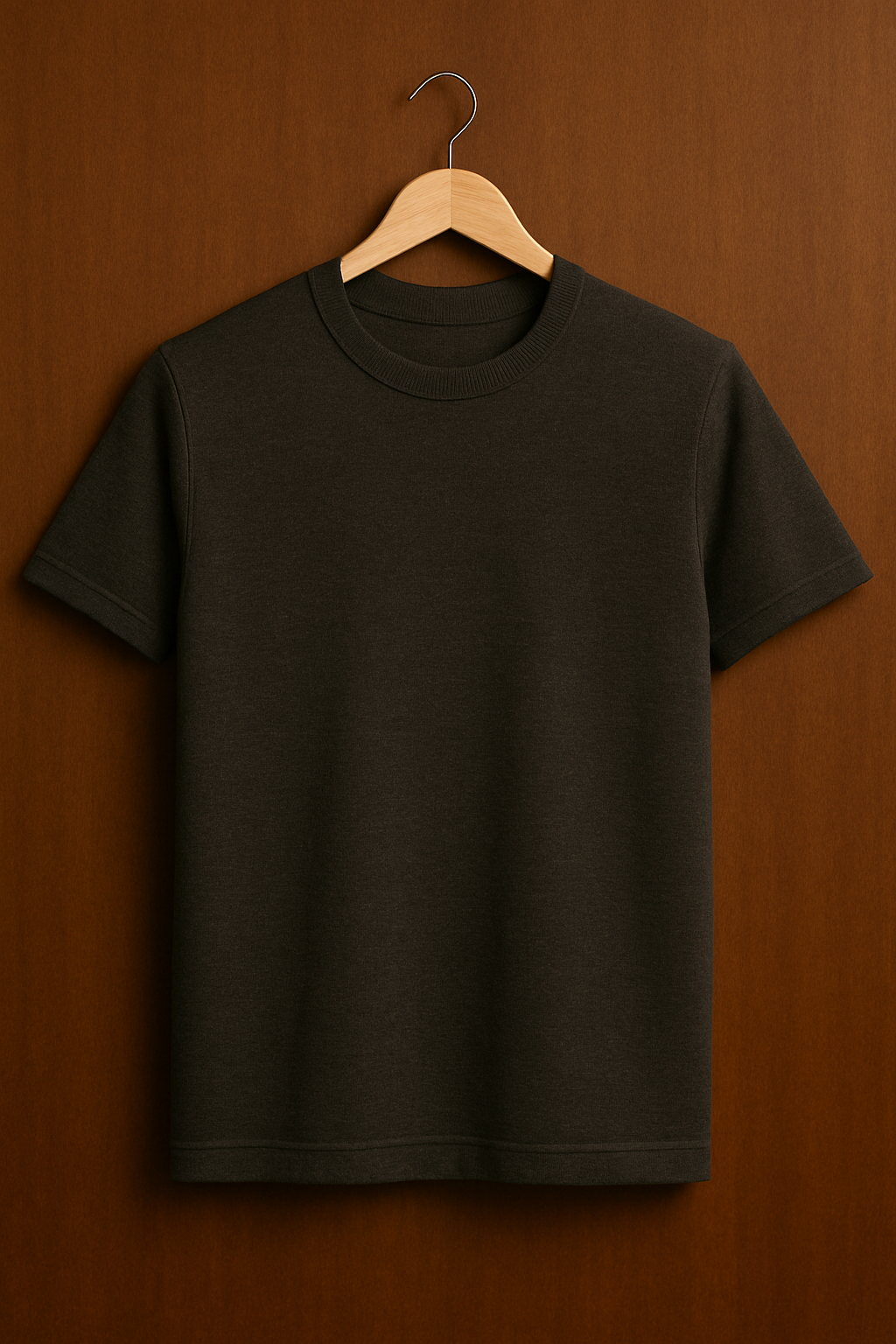 CHARCOAL SMJ STAG KNIT TEE