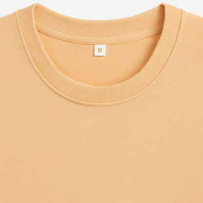 PEACH FUZZ OVERSIZED T-SHIRT