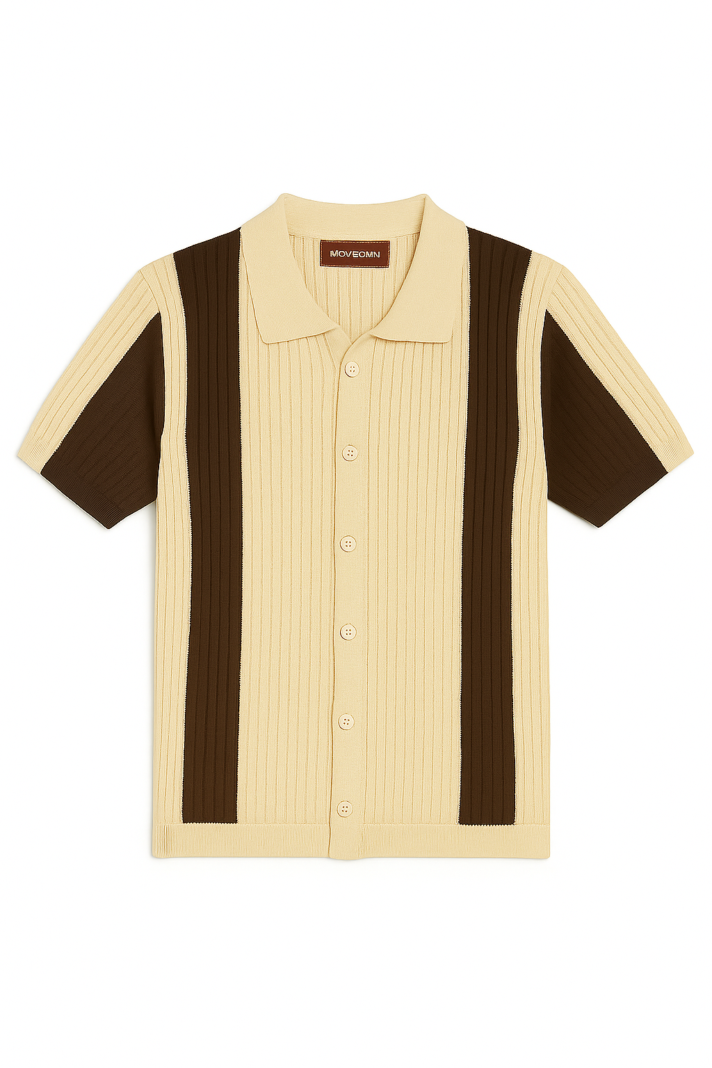 RETRO TWO-TONE KNIT SHIRT