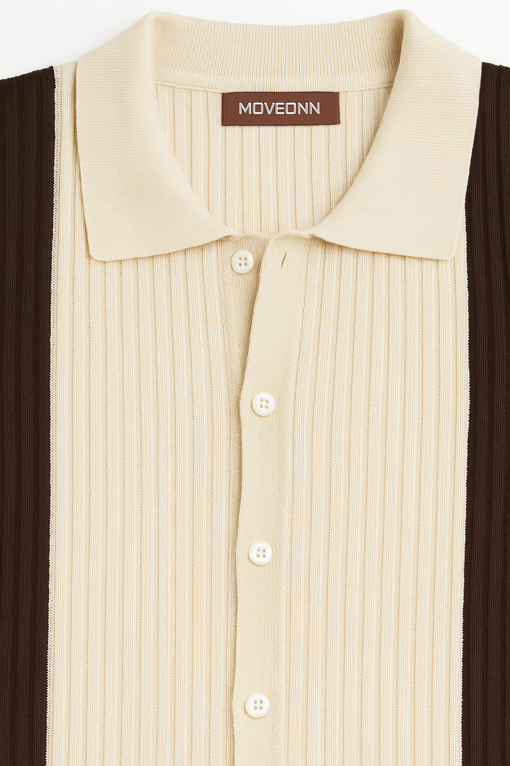 RETRO TWO-TONE KNIT SHIRT