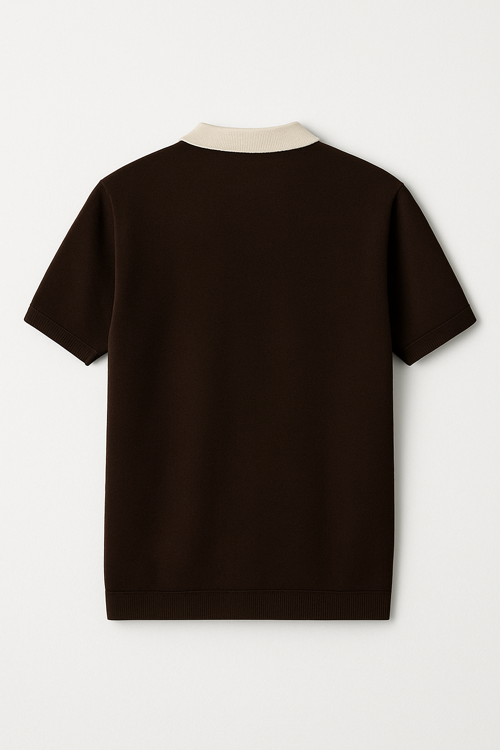 CREAM MOCHA STRIPE POLO SLIM FIT