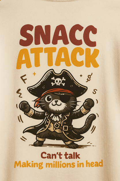 SNACC ATTACK OVERSIZED T SHIRT