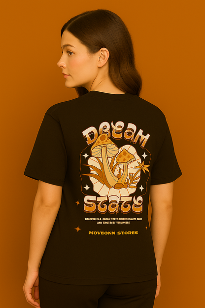 DREAM STATE BROWN OVERSIZED T SHIRT