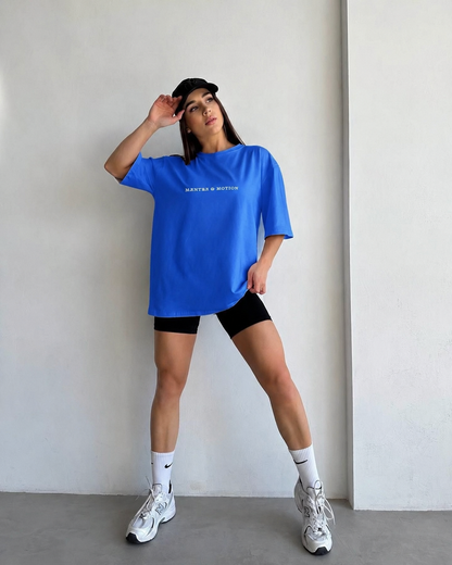 MOTION & MANTRA OVERSIZED T SHIRT